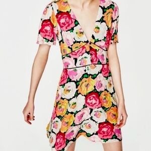 Zara Floral mini Dress